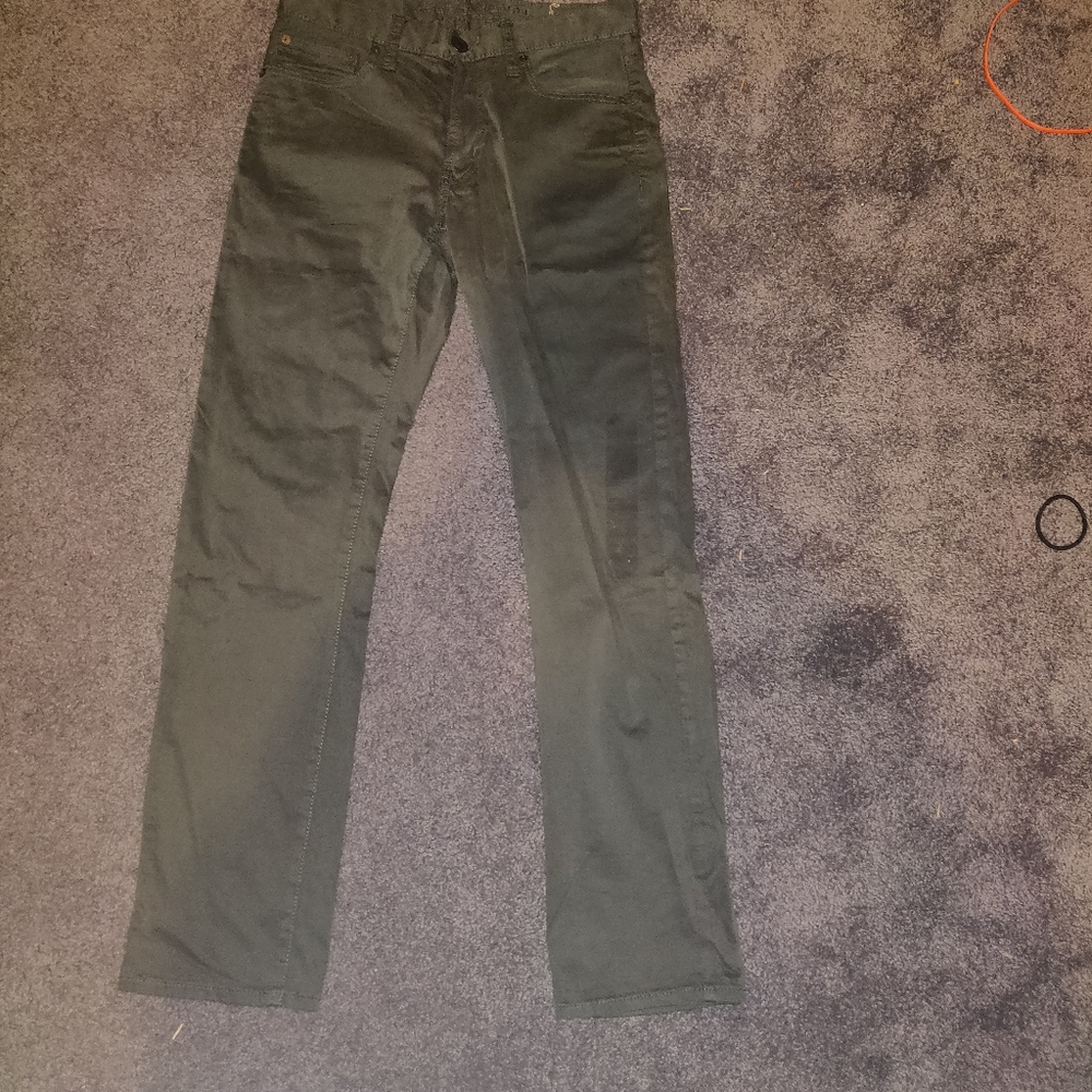 Slim straight pants, Dark grey